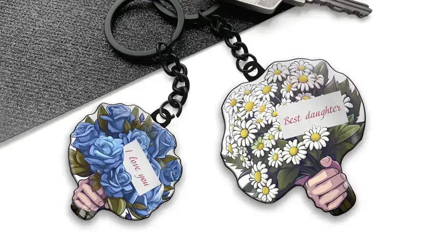 head-keychain-bouquet