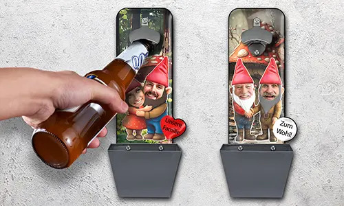 gallery-personalized-wall-bottle-opener-garden-gnomes-couple-friends-with-cap-catcher-3