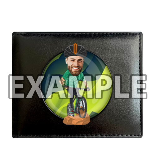 Personalized Wallet Comic Hobby Profession