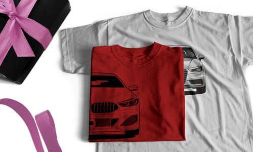 T-shirt met auto ontwerp voor oma