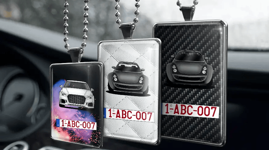 Rückspiegelanhänger Dekor