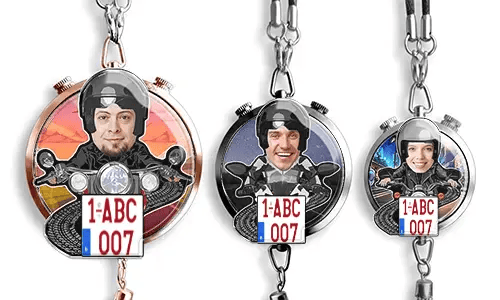 Car air freshener foto motorcycle rider