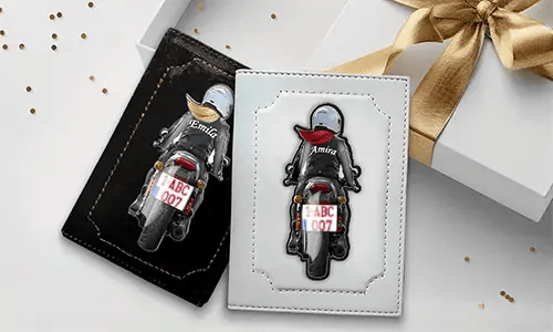 Portadocumenti per moto – un regalo per te