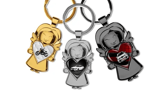 Guardiano-Angelo-Catena-Chiave-Con-Auto-Personalizzata