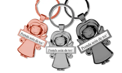 Eochairfháinne Aingil Cosanta Pearsantaithe le Téacs