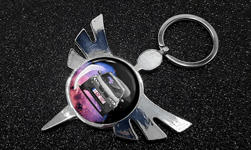 Angel Keychain Round Auto