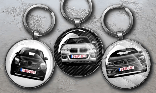 PORTE-CLÉS ROND - PREMIUM