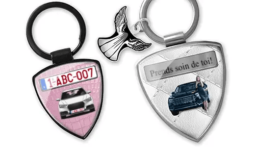 Shield keychain as a gift for yourself
