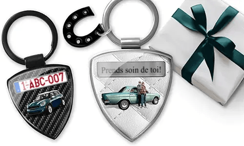 Keychain shield for grandpa