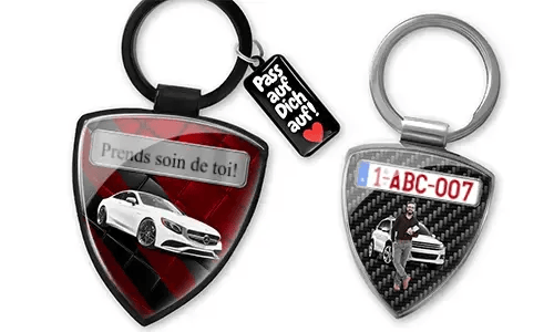 Brelok tarcza dla męża