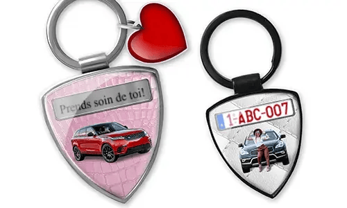 Keychain shield - gift for your wife