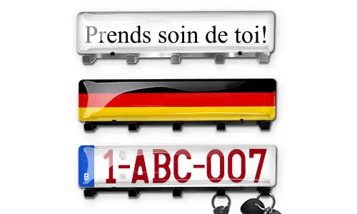 Tableau à clés de luxe - Chrome