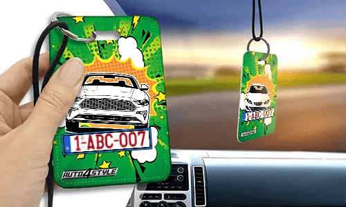 Spegel Dekoration Tryck Rektangulär