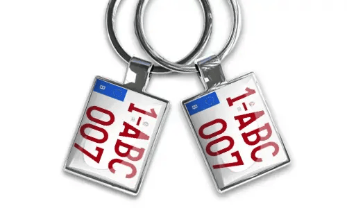 Motorcycle Keychain - Chrome