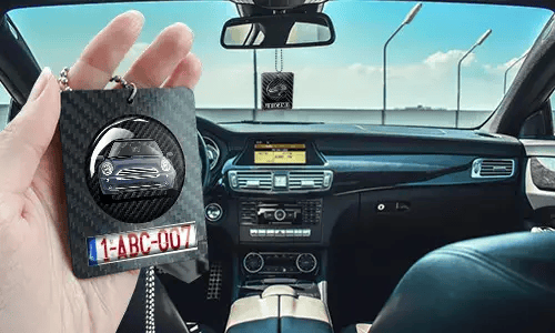 Cadena para espejo – Redondo de carbono