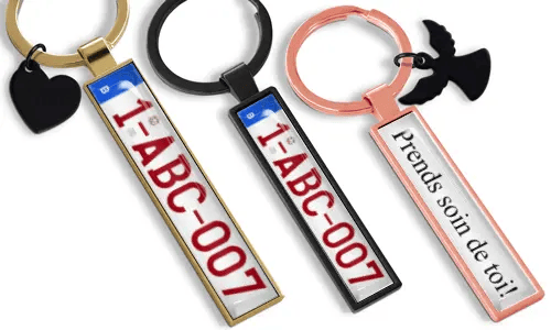 Keychain - License plate