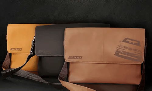 damen und herrren leder umhängetasche in drei Farben ledertasche modern