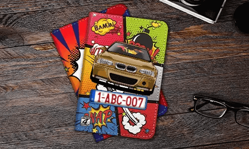 auto hülle Comic 3 in einer Tasche auto schutzhülle innen