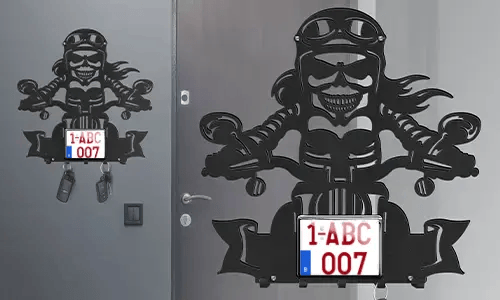 gallery-keyholder-wall-skeleton-motorcycle-rider-license-plate-text-printed-3