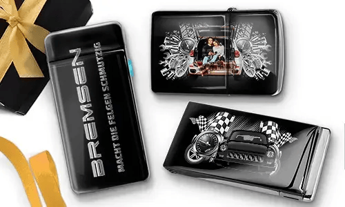 feuerzeuge selbst bedrucken Feuerzeug Edelstahl Tuning gezündet feuerzeug mit foto bedrucken