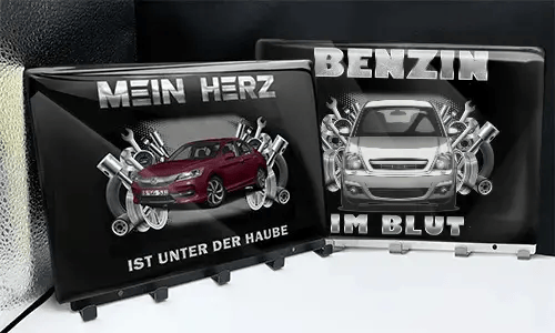 schlüsselbrett design in zwei Varianten auf dem Tisch  schlüsselbrett tuning