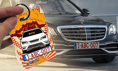 Innenspiegel anhänger mit Mercedes-Benz autoanhänger innenspiegel