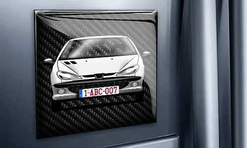 foto magnet mit dem Hund auf dem Wand personalisierte magnete