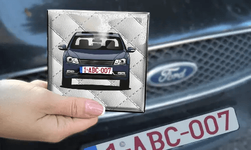 foto magnet mit dem Wagen auf dem Hintergrund bilder magnete