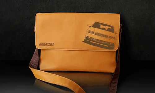 handbag leather beige