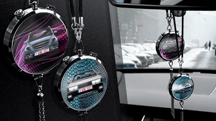 Car Air Freshener Metal Perfumedieser Car Photo