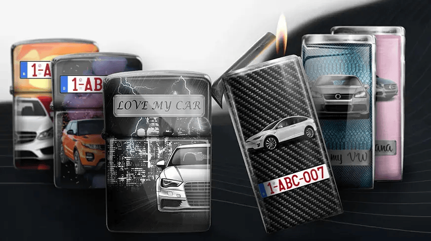Personalized Stainless Steel Lighters