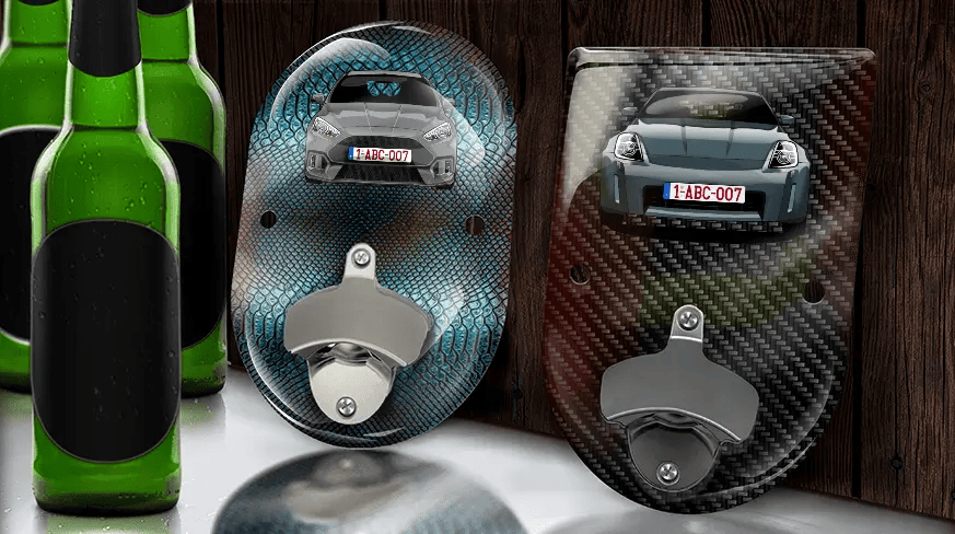 Väggmonterad kapsylöppnare