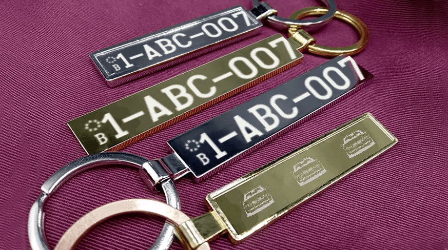 Incisione di portachiavi